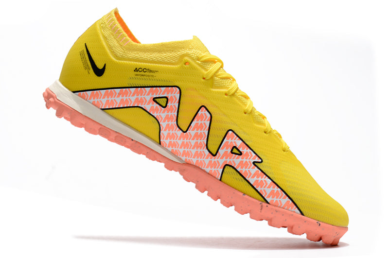 Chuteira Society Nike Air Zoom TF Amarelo - Low