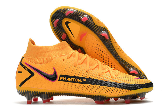 Chuteira Campo Nike Phantom GT Elite Dynamic Fit FG Orange - Cano Alto