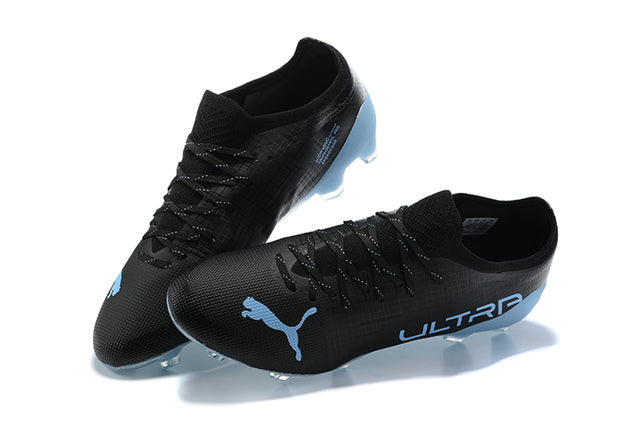 Chuteira Campo Puma Ultra FG Black/Blue